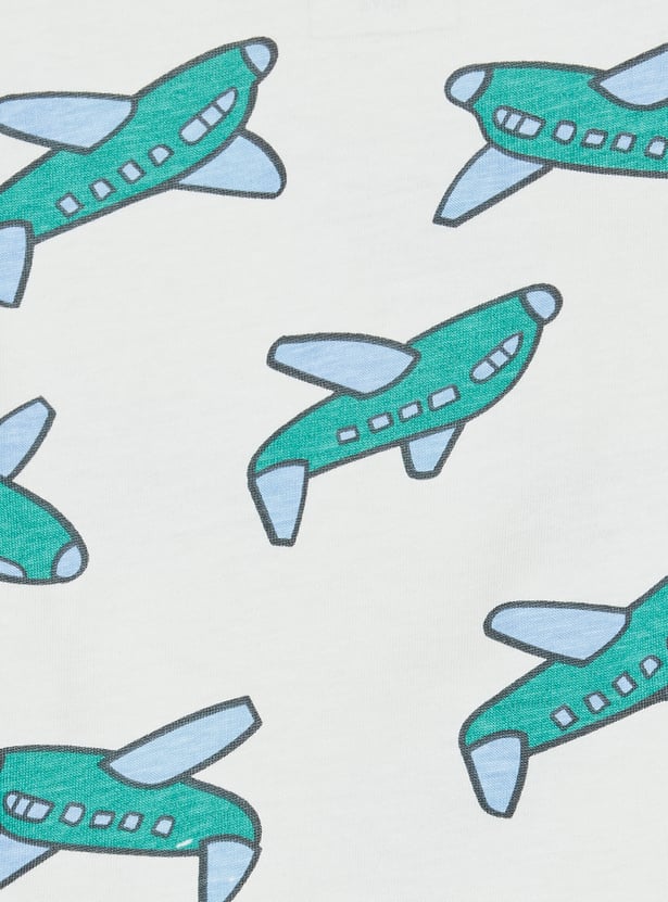 Boys Graphic Print T-shirts - Set of 3