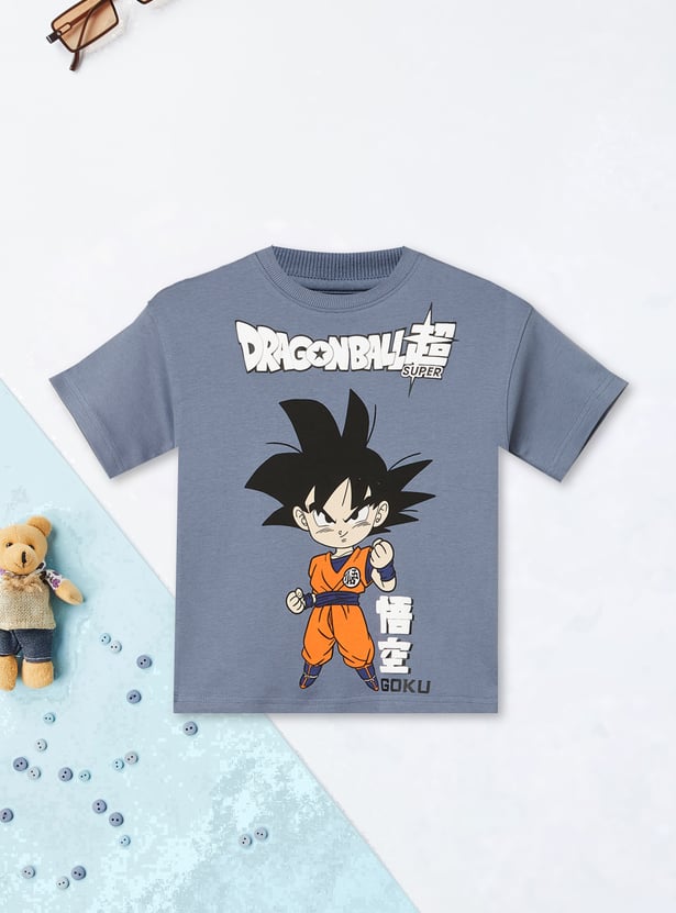 Boys Dragon Ball-Z Print T-shirt