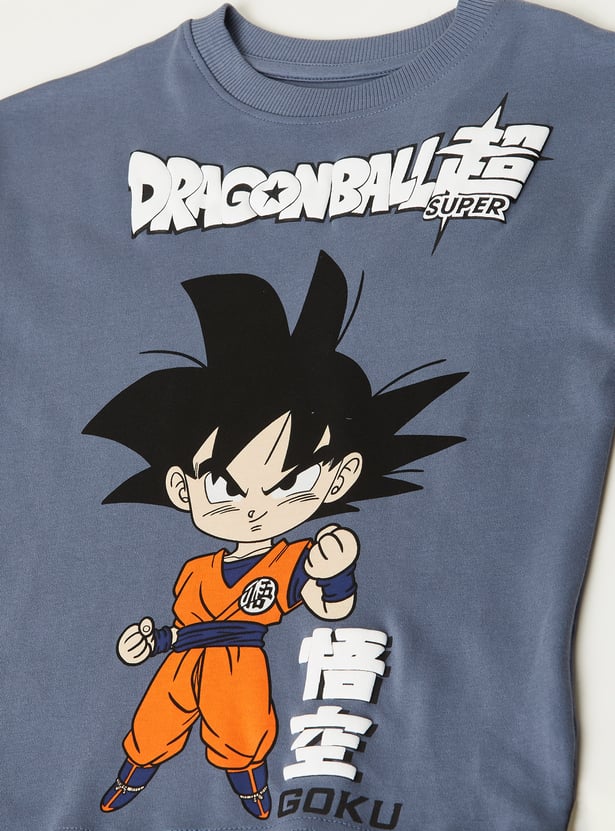Boys Dragon Ball-Z Print T-shirt