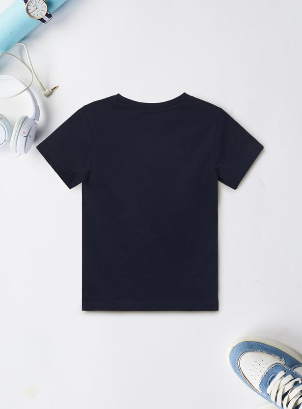 Boys Robot Print T-shirt
