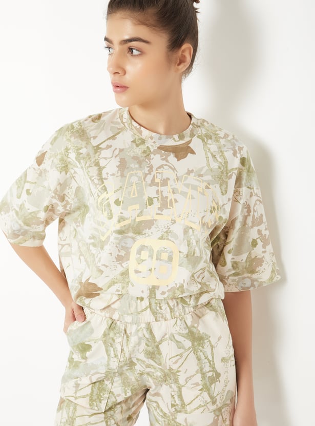 Women Printed Sports T-shirt