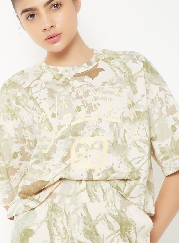 Women Printed Sports T-shirt