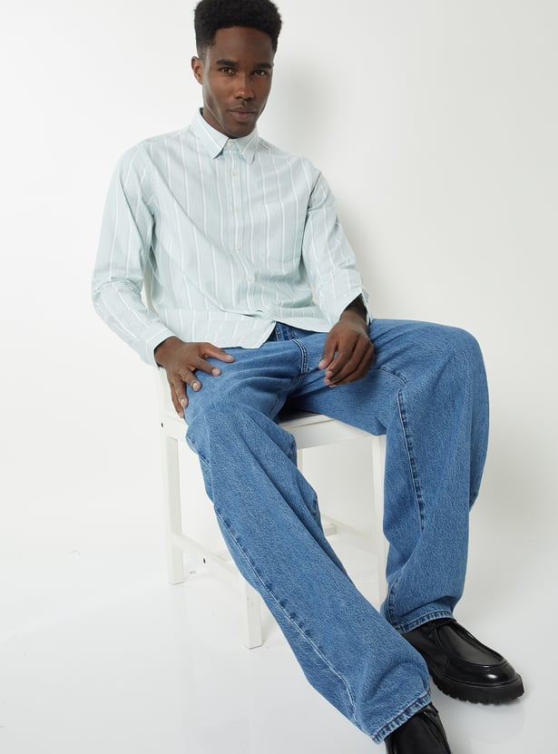 Men Striped Regular Fit Shirt