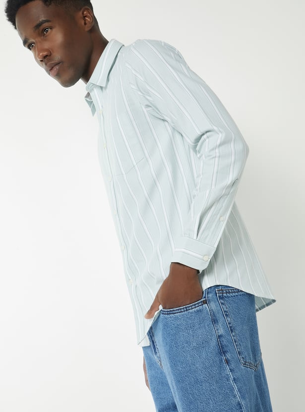 Men Striped Regular Fit Shirt