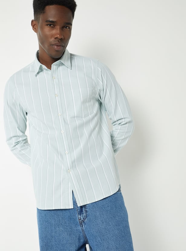 Men Striped Regular Fit Shirt