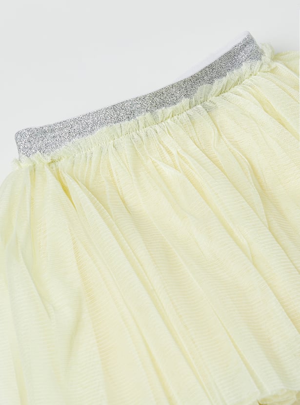 Girls Daisy Duck Print Shorts Set