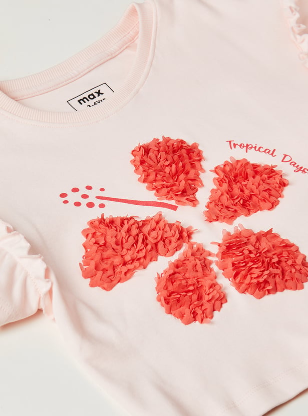 Girls Applique T-shirt
