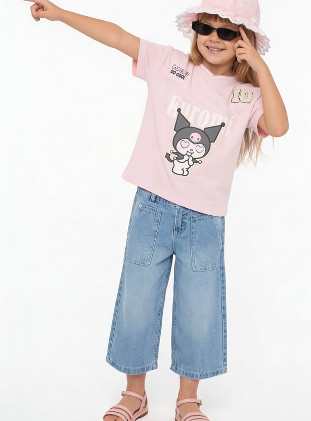 Girls Kuromi Printed T-shirt