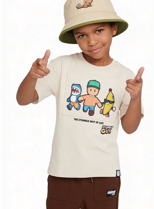 Boys Stumble Guys Printed T-shirt