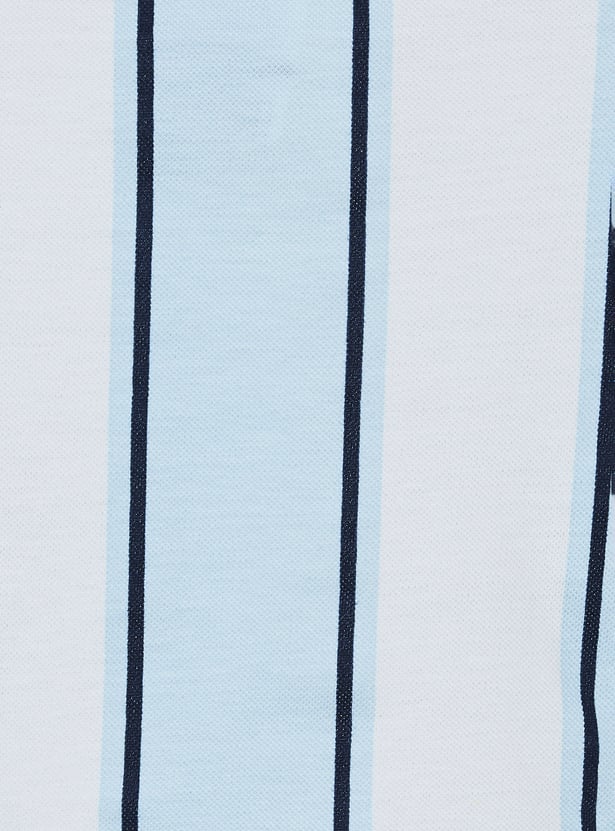 Boys Striped Polo T-shirt