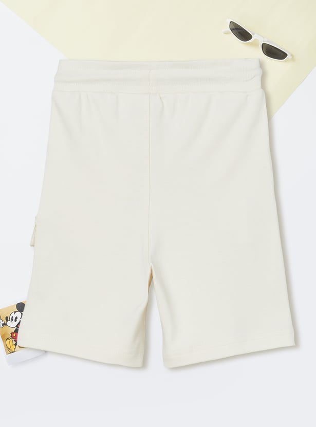 Boys Naruto Cargo Printed Shorts Set