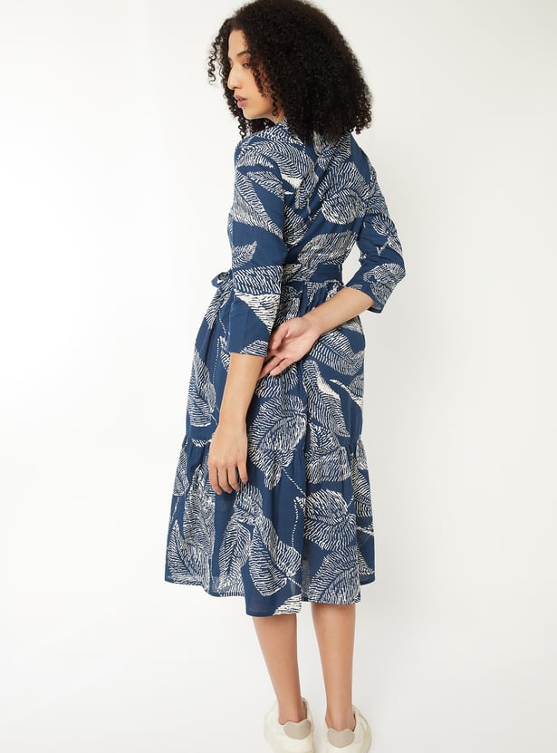 Women Printed Midi Dress