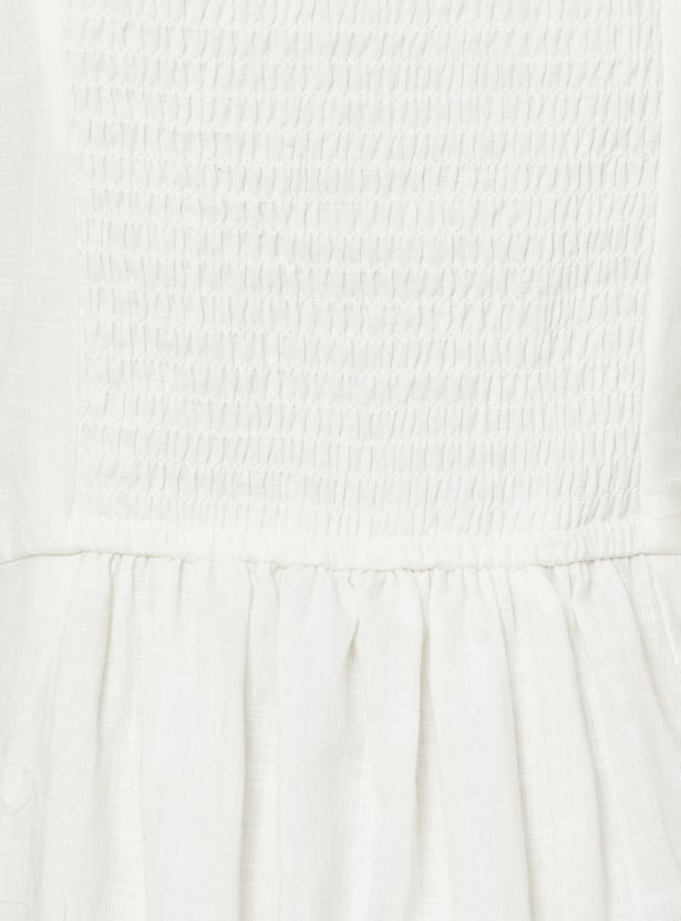 Women Embroidered Midi Dress