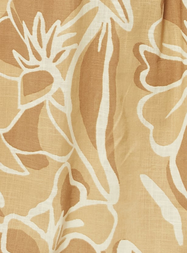 Women Printed Shirt Dress