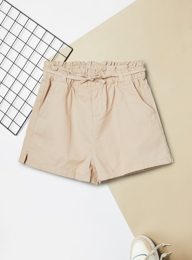Girls Solid Shorts