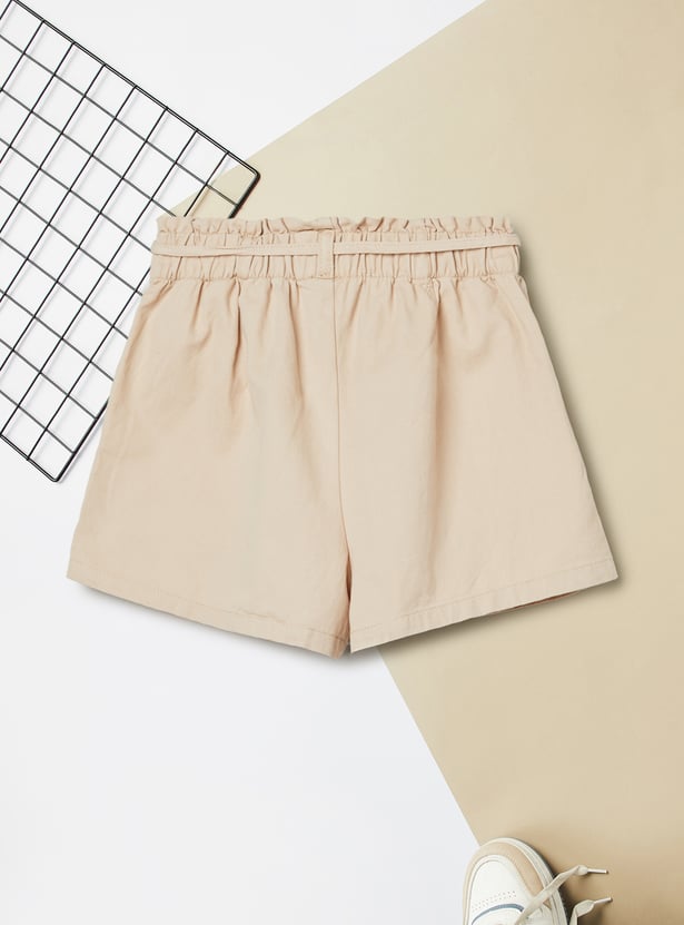 Girls Solid Shorts