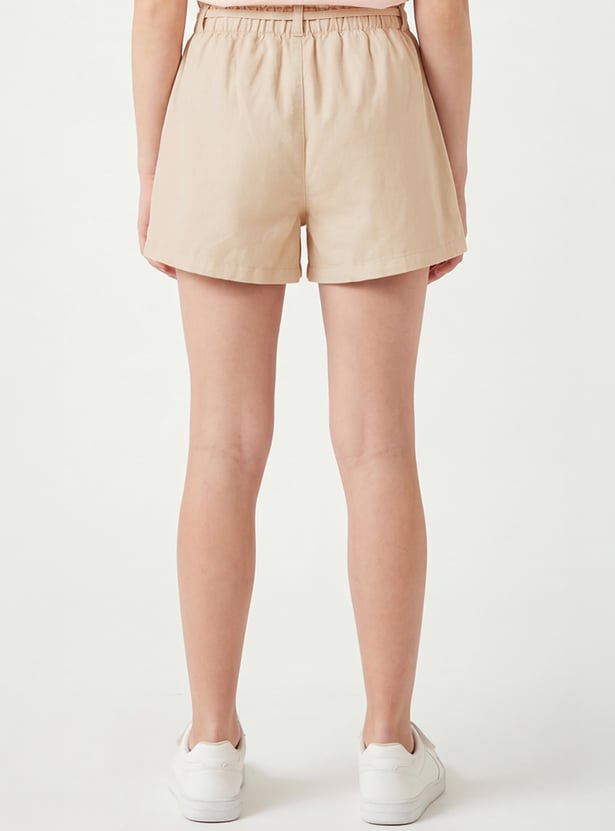 Girls Solid Shorts