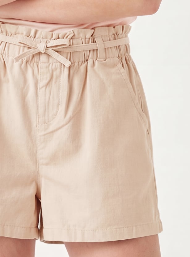 Girls Solid Shorts