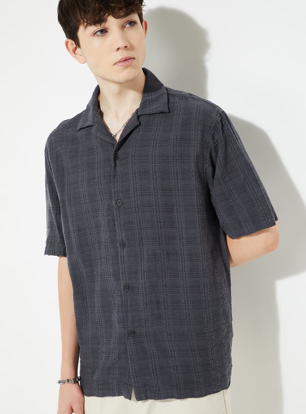 URB_N Men Striped Resort Shirt