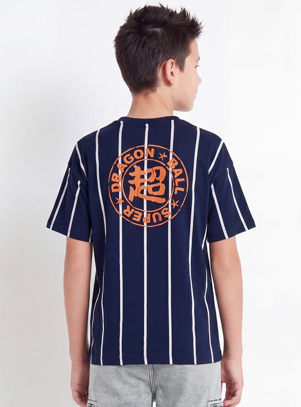Boys Dragon Ball Z Striped T-shirt