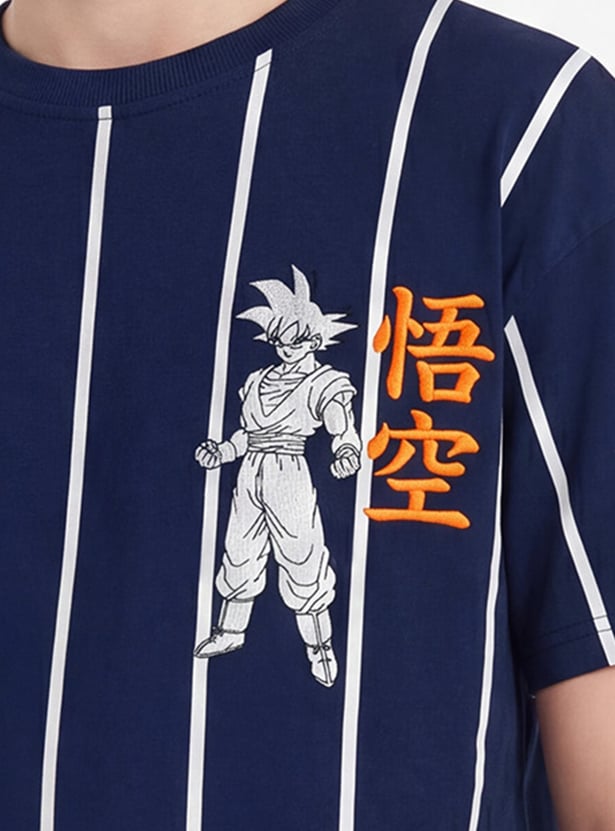 Boys Dragon Ball Z Striped T-shirt