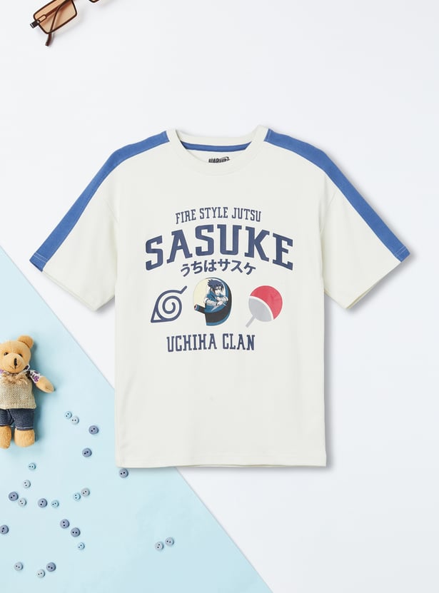 Boys Sasuke Printed T-shirt
