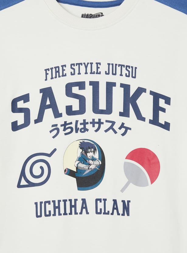Boys Sasuke Printed T-shirt