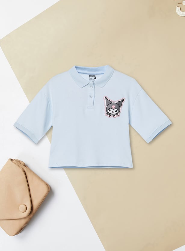Girls Kuromi Polo T-shirt