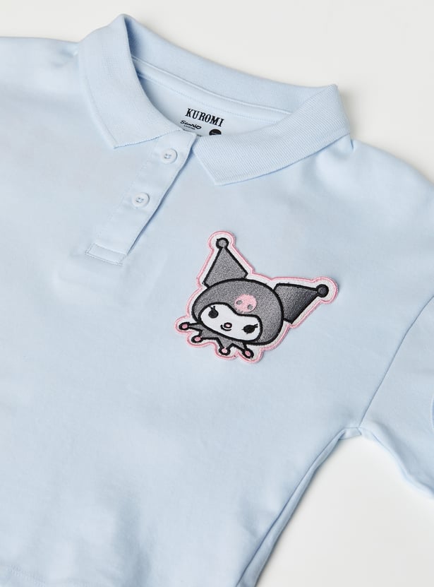Girls Kuromi Polo T-shirt