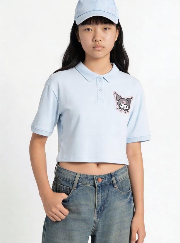 Girls Kuromi Polo T-shirt