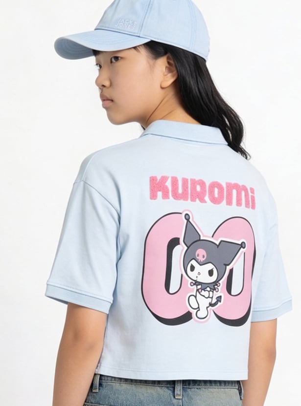 Girls Kuromi Polo T-shirt