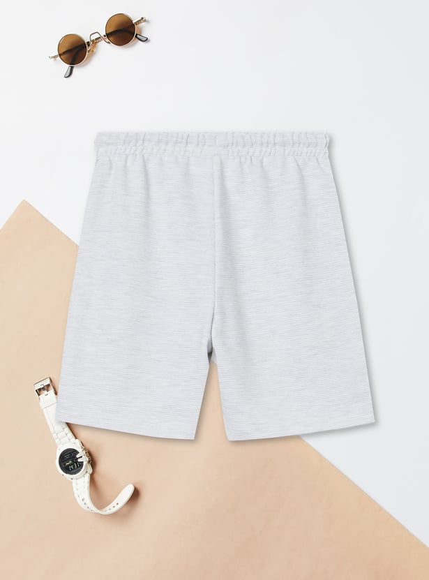 Boys Printed Shorts Set