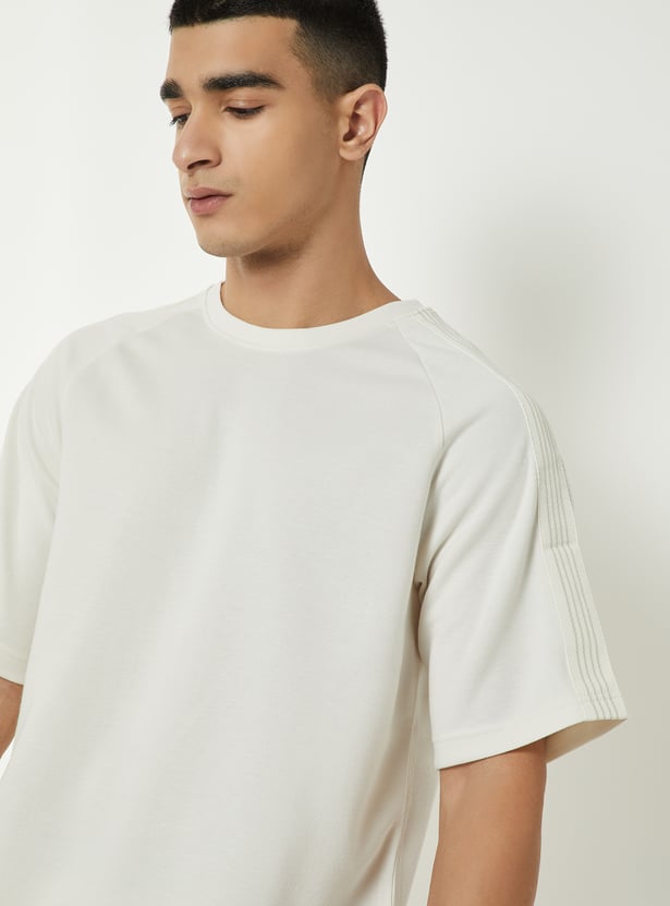 Men Side Taping Sports T-shirt