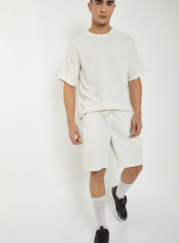 Men Side Taping Sports T-shirt
