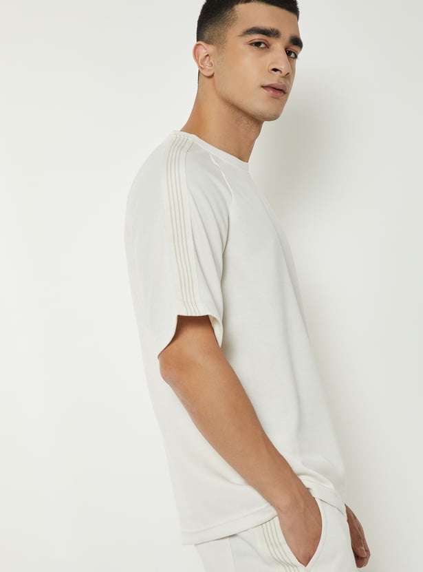 Men Side Taping Sports T-shirt