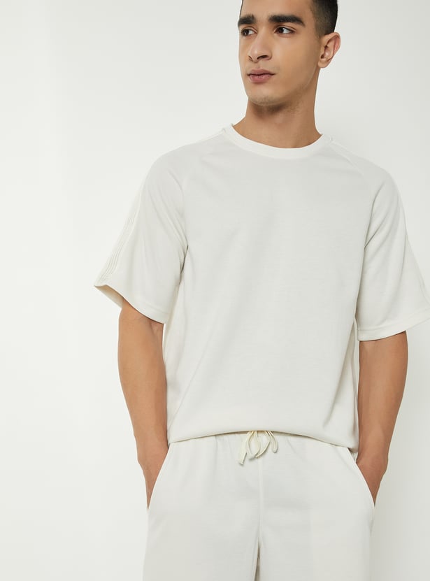 Men Side Taping Sports T-shirt