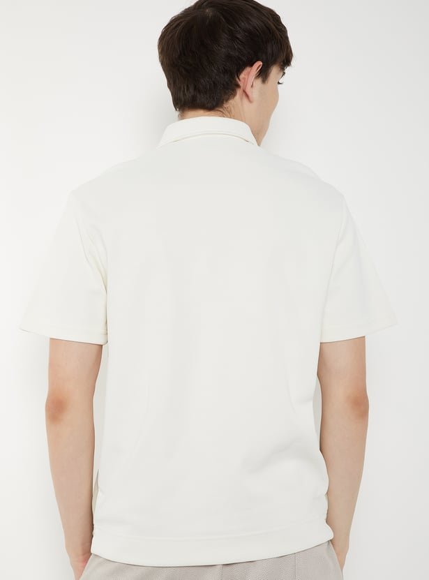 Men Embroidered Sports Polo T-shirt