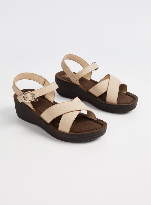 Women Cross-Strap Wedges