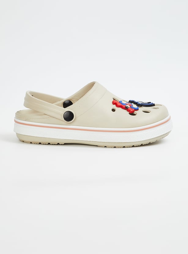 Boys Washable Clogs with Character Charms
