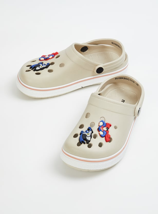 Boys Washable Clogs with Character Charms
