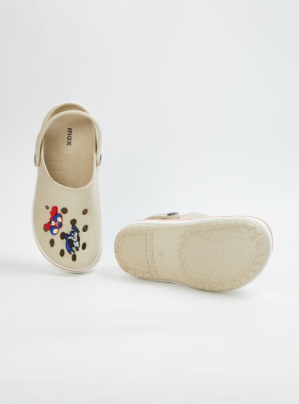 Boys Washable Clogs with Character Charms