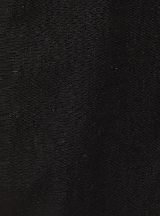 Women Embroidered Hem Palazzos