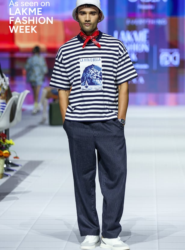 URB_N Men Striped T-shirt