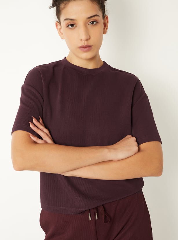 Women Ribbed T-shirt