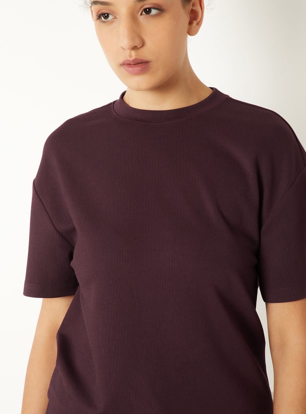 Women Ribbed T-shirt