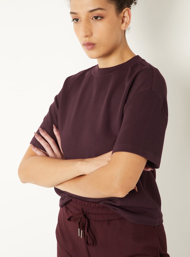 Women Ribbed T-shirt