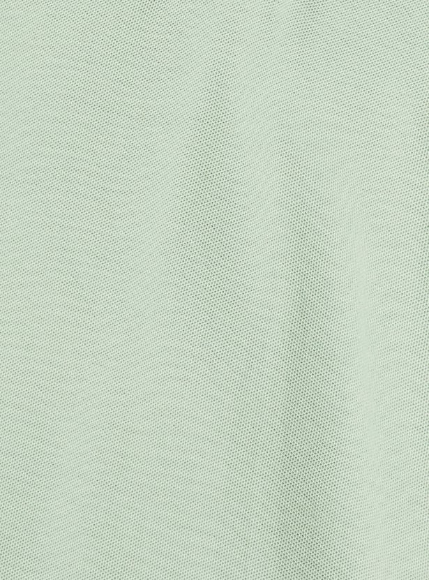 Men Textured Polo T-shirt