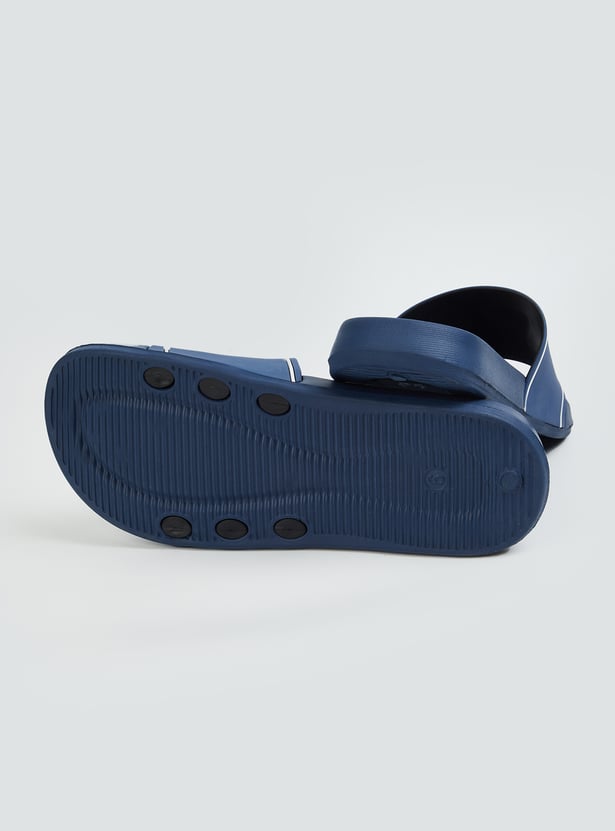 Men Embossed Sliders