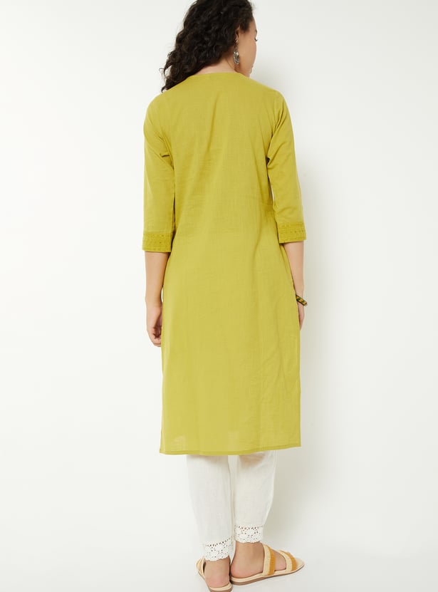 Women Schiffili Straight Kurta