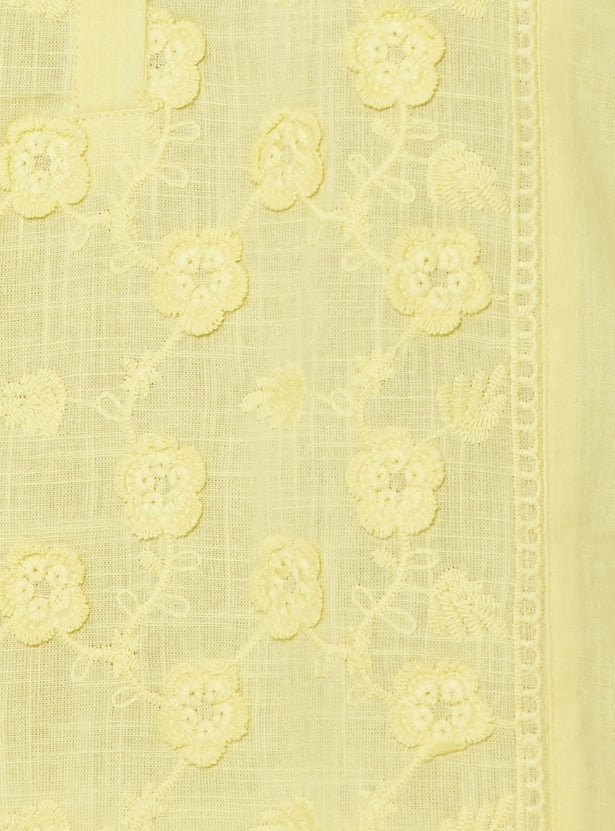 Women Embroidered Straight Kurta